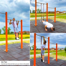 Pull Up Assistance Bands with Fabric Feet/Knee Rest, Heavy Duty Pull Up Resistance Bands, Pull up Assist Bands Pull-up Exercise Band for Chin-up Workout, Body Stretching (Two Feet 300lbs)