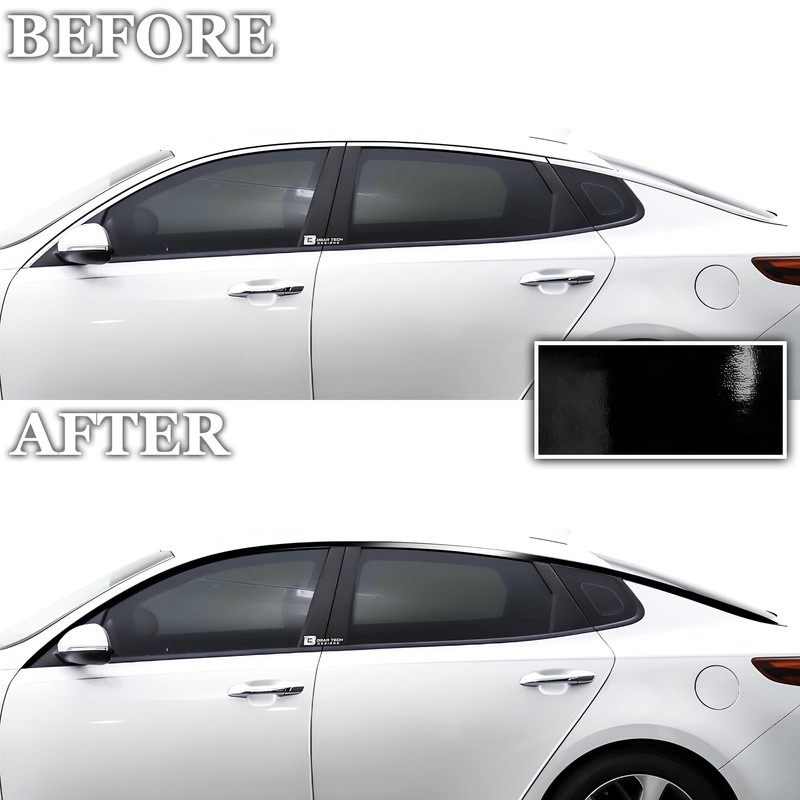 BOGAR TECH DESIGNS Side Window Chrome Delete Sticker Decal Vinyl