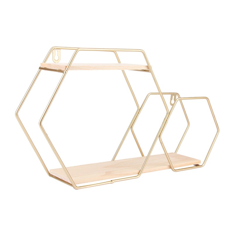 Wall Mounted No Punch Shelves Display Storage Rack Home Office