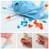 20 PCS Knitting Needles Point Protectors/Stoppers with Plastic Box, Include