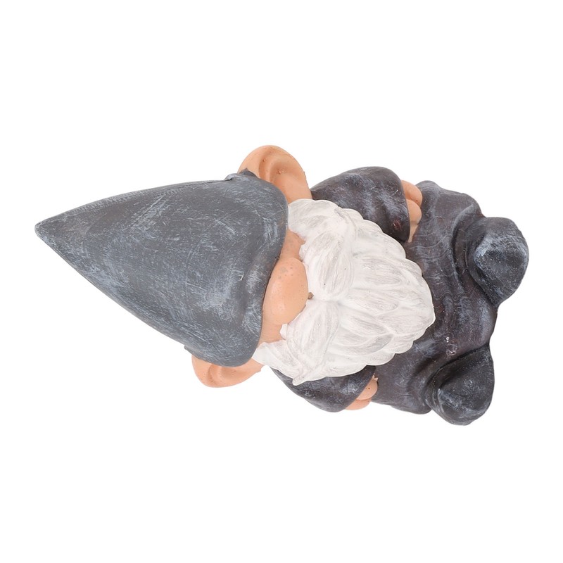 Garden Gnome Resin Structure Stable Bottom Retro Style Gnome Figurine
