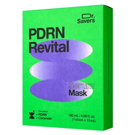 It's Skin Dr. Savers PDRN Revital Serum Mask, 1 pack, 10-pack / 잇츠스킨 닥터세이버스 피디알엔 리바이탈 세럼 마스크, 1개, 10개입