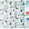 Spirella 10.17898 DV-PEVA Westminster, 180 x 200 cm, Sand/Red