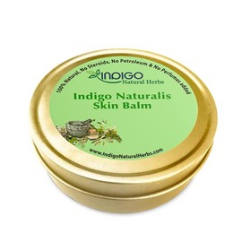 Indigo Natural Herbs Naturalis Skin Balm  Ayuda a aliviar la psoriasis, eczema, picazn, piel seca y agrietada  Frmula hidratante y calmante con argn, 