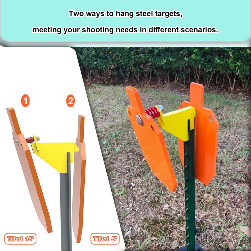 BLANCOHABIL 1/2" Thick 12”x20” AR500 Steel Targets for Shooting and