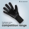 HO Soccer ESKUALO Blackout Goalkeeper Gloves, Plain, Children, Black, 4