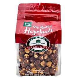 Dry Roasted Hazelnuts - 16 Oz Bag