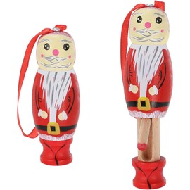 DVDMMA Christmas Ornament Santa Claus Ornament Santa Pendant Funny Ornaments for Tree Decorations Christmas Wooden Santa Claus Christmas Ornaments