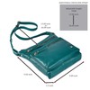 Wise Owl Accessories Real Leather Small Crossbody Handbags & Purses