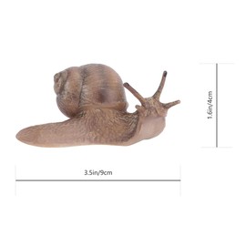 TENDYCOCO 2pcs Snail Model Realistic Simulation Snail Figures Realistic Animal Figures Snail Figure Educational Animal Figures Mini Animal Figures Toys Plastic