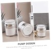 Gatuida 3Pcs Airless Lotion Bottles Pump Containers for Creams and