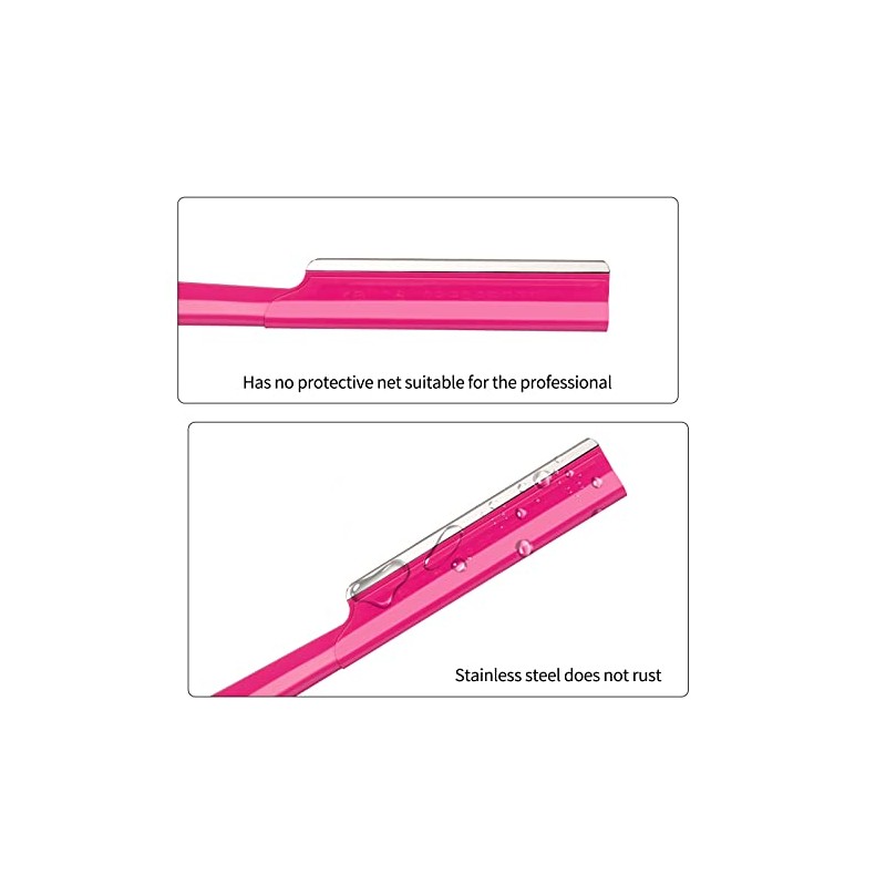 Eyebrow Razor Face Razor for Women (Pink)