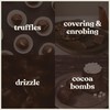 Merckens Dark Chocolate Melting Wafers by Cambie, Dark Melting Chocolate,