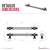Decoranddecor Verna Traditional T-bar Antique Style Cabinet Pulls Drawer Handles