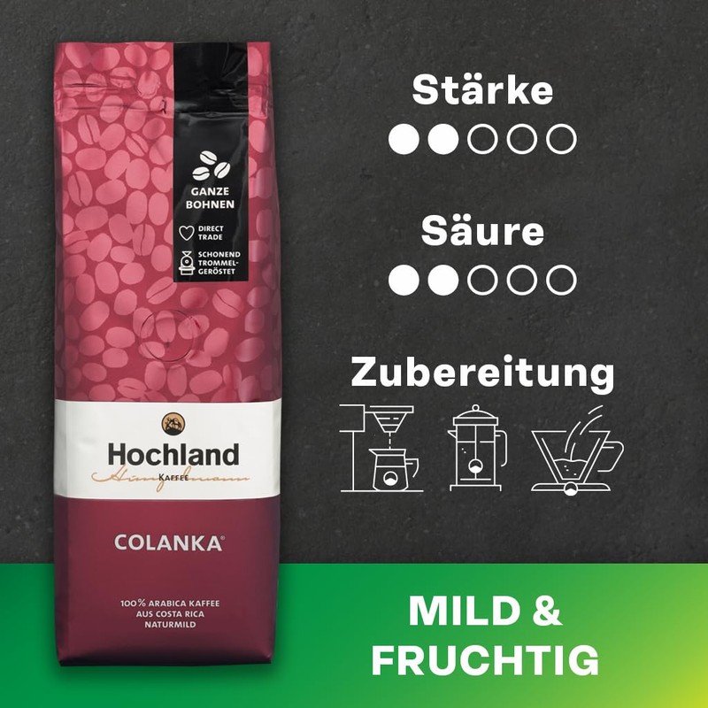 Highland Coffee - Colanka - 250 g (whole) bean coffee