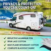 LATCH.IT RV Front Windshield Cover Class C | Front Motorhome,