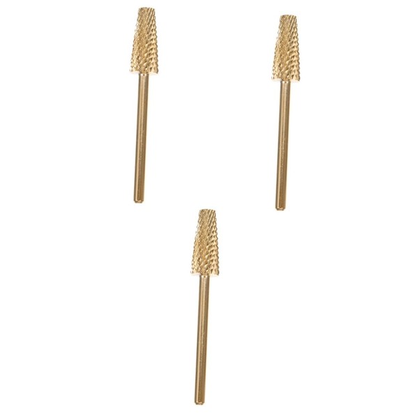 minkissy 3pcs Nail Polisher Nail Drill Machine Drill Head Accessories