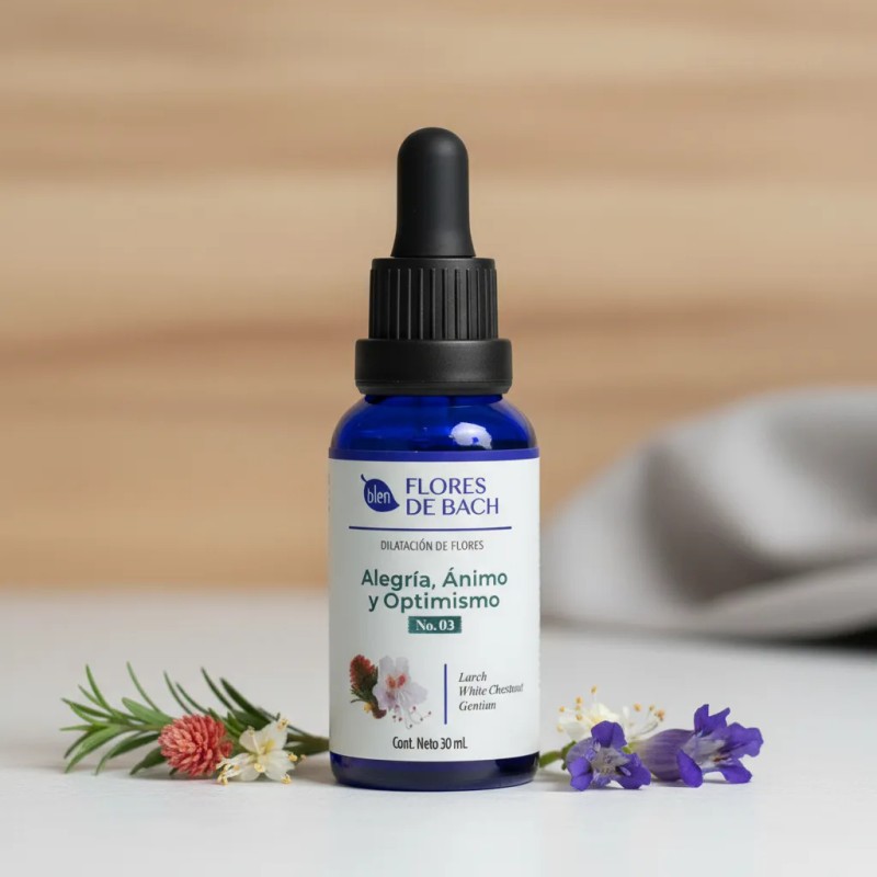 Flores Bach Blen Alegría Ánimo Optimismo 30ml Orgánico Puro
