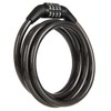 BRINKS 5 Ft Bike Lock Cable with Preset Combination, Vinyl