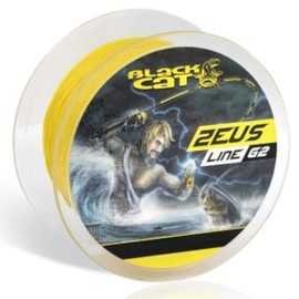 Black Cat Zeus Line Yellow G2 400 m Catfish Line Diameter / Load Capacity 0.55 mm / 69 kg