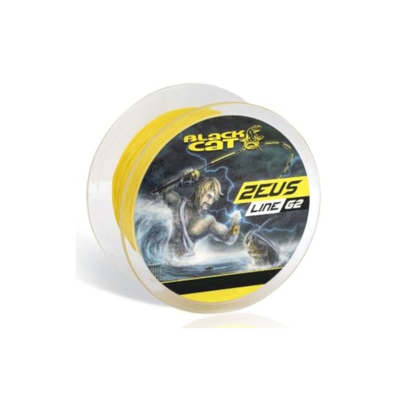 Black Cat Zeus Line Yellow G2 400 m Catfish Line