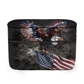 Whosucclay Eagle American Flag RV Propane Tank Cover - Waterproof, Heavy Duty Protector for Camper Trailer