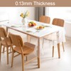 Transparent Tablecloth, Transparent Table Film, Transparent PVC 0.13 mm Thick,