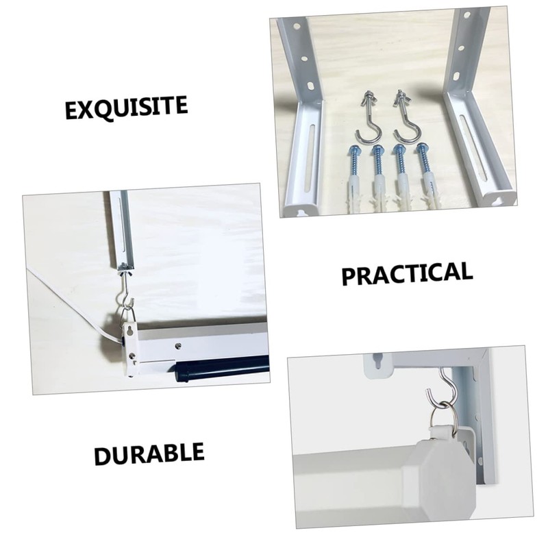 Gatuida 2pcs Projection Screen Ceiling Mounts Wall Mount Bracket for