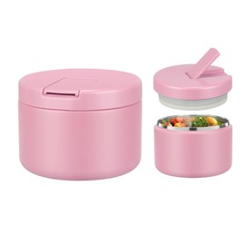 LOHASOK 12oz Food Thermo for Hot Food Insulated Vacuum Soup Jar with Buckle Lid, Stainless Steel Wide Mouth Leak Proof Lunch Container