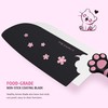 MEOWKIT Cute Kitchen Knife Set,5 pieces Non-Stick Knives with Detachable