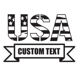 American Flag Sticker - American Flag Stickers Small - Distressed American Flag Decal - American Flag Car Sticker - American Flag Stickers and Decals
