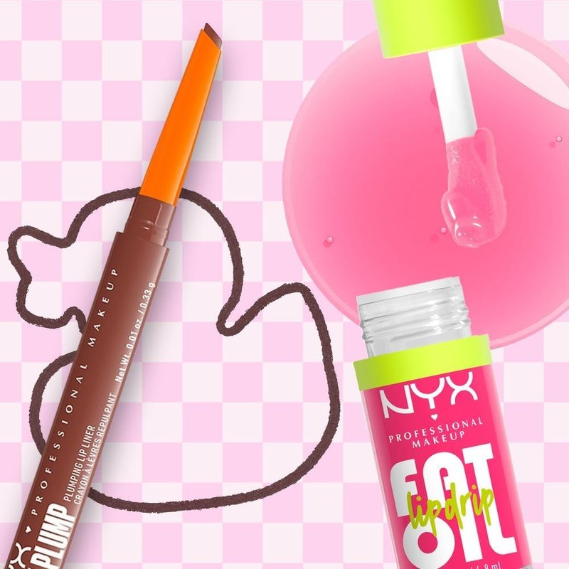NYX Professional Makeup, Lip Combo Jugoso: Fat Oil Gloss Tono