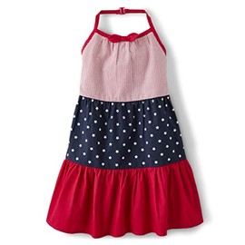 Gymboree Girls and Toddler Sleeveless Dress, Amer Tiered, 6 US