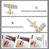 KOMOTIA 20 Pack Cabinet knurled Knobs Brushed Satin Nickel and