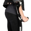 Soles Aluminum Forearm Crutch (SLS806BL) - Black -