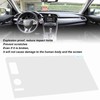 Navigation Screen Film Tempered Glass Scratch Resistant 3 Holes Car