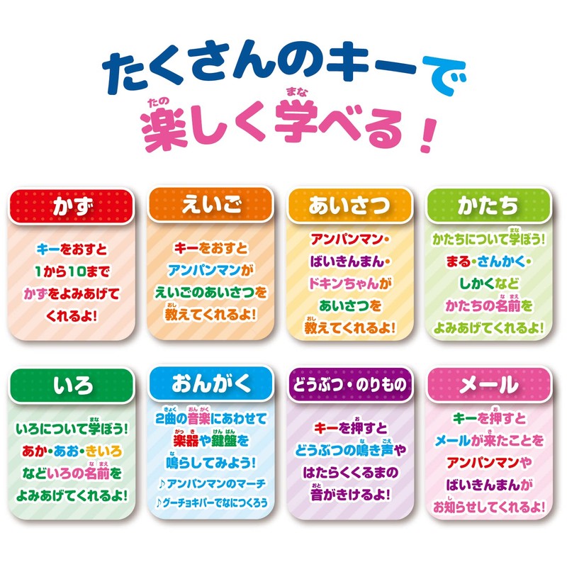 Bandai Anpanman Talking Educational Mini Computer