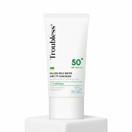 Troubleless Oilless Mild Water Airy Fit Sun Cream 77ml / 트러블레스 오일리스 마일드 워터 에어리 핏 선크림 77ml