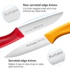 Ruffulon Vegetable and fruit knife set of six, high carbon