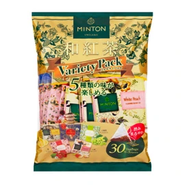 MINTON Japanese Tea Variety Pack, 30 Bags (5 Types x 6 Bags)