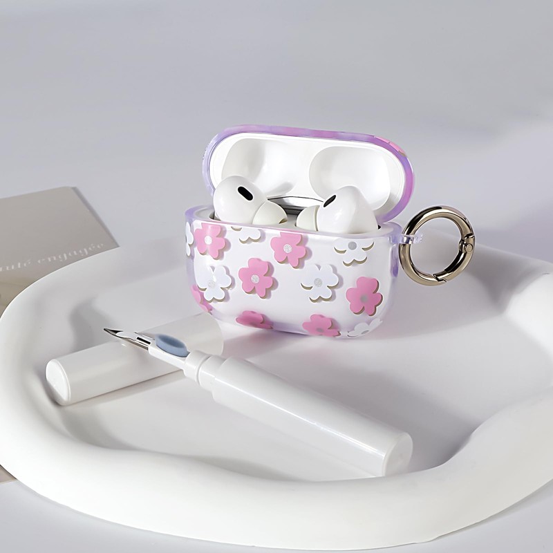 Reownest AirPods Pro 2nd/1st Generation Case with Cleaning Kit, Cute
