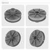 Lawn Trimmer Thread Spool, Pack of 4, Diameter 1.65 mm,