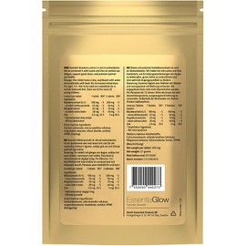 ESSENTIAGLOW 60 Blueberry Vision + Tablets for Eye Health & Vision Support Natural Antioxidant & Vegan 1 Month Supply 60 Tablets