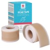 Rollo de cinta adhesiva de silicona fina para cicatrices faciales
