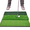 GoSports Tri-Turf XL Golf Practice Hitting Mat - Huge 24