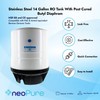 Neo-Pure 14 Gallon Reverse Osmosis Water Storage Tank, White –