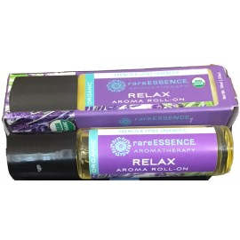rareESSENCE Aromatherapy Relax French & Spike Lavender Aroma Roll On, 10ml 2pack