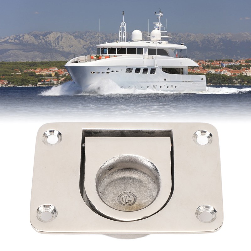 Flush Ring Pull Handle 316 Stainless Steel Rustproof Long Lasting