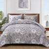 Yiran 7 Piece Bed in a Bag White Floral Comforter