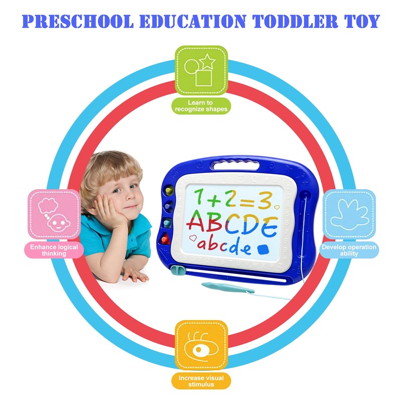 Magnetic Drawing Board,Large Doodle Board Toddler Toys for Girls Boys